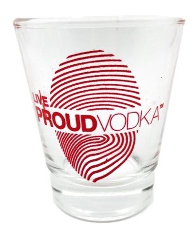 Live Proud Vodka Shot Glass