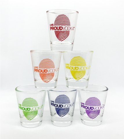 Live Proud Vodka Shot (Set of 6)