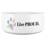 Live Proud Dog Bowl