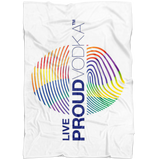 Live Proud Vodka Fleece Blanket