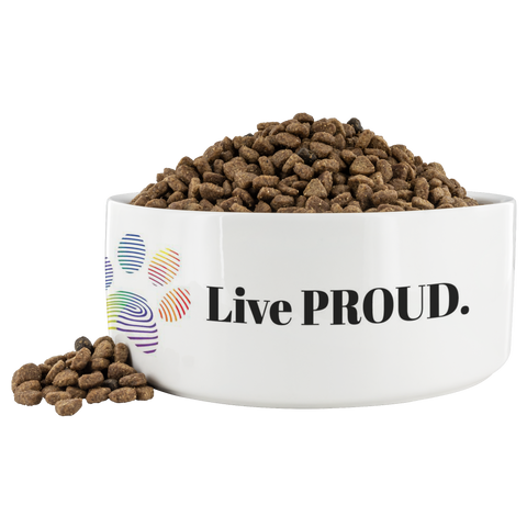 Live Proud Dog Bowl