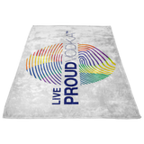 Live Proud Vodka Fleece Blanket